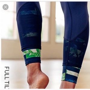 Athleta Navy Blue full length tight Leggings